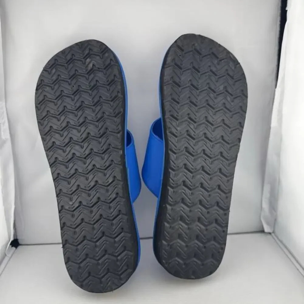 Nascar Jeff Gordon Blue Flip Flop Thong Sandal Size 10-11 New Summer Pool Beach